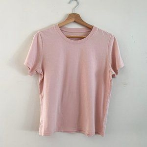 Everlane Cottom Box Cut Tee - Rose - Small